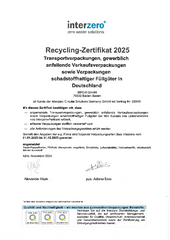 BIRCO Recyclingcertificaat