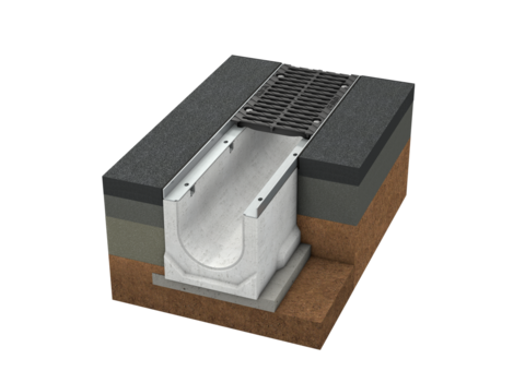 BIRCOsir afwateringsgoot beton