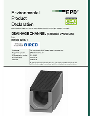 EPD - Environmental Product Declaration BIRCOsir NW 200 AS
