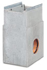 BIRCOsir Small dimensions Nominal width 200 AS zinkputten In-line outfall unit with anchoring system I 1-piece