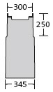 BIRCOsir Small dimensions Nominal width 200 AS zinkputten In-line outfall unit with anchoring system I 1-piece