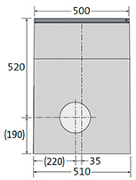 BIRCOlight Nominal width 150 AS Outfall In-line outfall unit with anchoring system | 1-piece