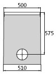 BIRCOprotect Nominal width 150 Outfall units In-line outfall unit | with PEHD pipe support | 1-piece