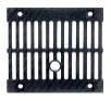 BIRCOprotect Nominal width 200 Gratings uctile iron slotted gratings | twofold | for shut-off outfall unit