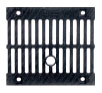 BIRCOprotect Nominal width 100 Gratings Ductile iron slotted gratings | twofold | for shut-off outfall unit NW 100 - 200