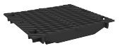 BIRCOmax-i Nominal width 320 Gratings Ductile iron slotted gratings I twofold I for channel with ductile iron angles