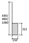 BIRCOmax-i Nominal width 420 Accessories End caps with outlet DN 315