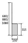 BIRCOmax-i Nominal width 520 Accessories End caps with outlet DN 315