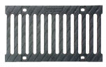 BIRCOsolid grid channel Nominal width 200 Gratings Ductile iron slotted gratings