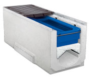 BIRCOlight® with ductile iron angles Nominal width 200 Channels Channel element with filtration set and gratings