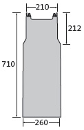 BIRCOlight® triloc® Nominal width 150 triloc® Outfall unit In-line outfall unit with anchoring system | 1-piece