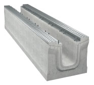 BIRCOmassiv Nominal width 220 afvoergoten Channel elements I without internal inbuilt fall I with 1-piece hot-dipped galvanised surface protection