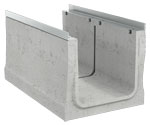 BIRCOcanal Nominal width 420 Channels Supply channels with angles I with cast-in mounting rails