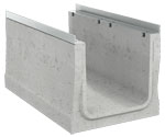 BIRCOcanal Nominal width 420 Channels Supply channels with angles I without mounting rails