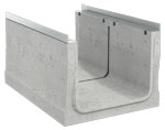 BIRCOcanal Nominal width 520 Channels Supply channels with angles I with cast in-mounting rails