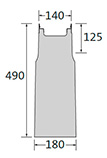 BIRCOslim® Nominal width 100 In-line outfall unit In-line outfall unit, 1-piece