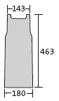 BIRCOslotted steel covers Nominal width 100 Outfall Outfall unit NW 100 for access covers 1,5 mm I 1-piece
