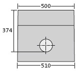 BIRCOslotted steel covers Nominal width 100 Outfall Outfall unit NW 100 for access covers 1,5 mm I 1-piece